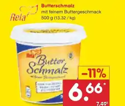 Netto Marken-Discount Rela Butterschmalz Angebot