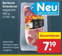 Netto Marken-Discount Gastronome Barbarie-Entenbrust Angebot