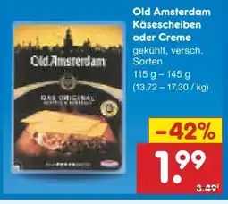Netto Marken-Discount Westland Old Amsterdam Käse-Creme Angebot