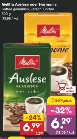 Netto Marken-Discount Melitta Auslese Klassisch Angebot