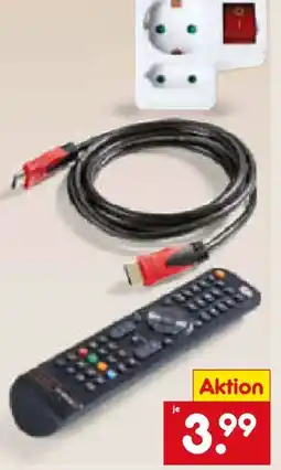 Netto Marken-Discount Heitech Elektrozubehör Angebot