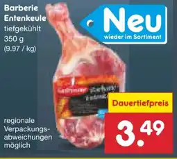 Netto Marken-Discount Gastronome Barberie Entenkeule Angebot