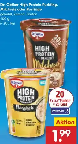 Netto Marken-Discount Dr. Oetker High Protein-Pudding Angebot