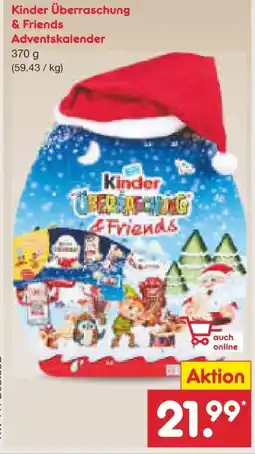 Netto Marken-Discount Ferrero Kinder Überraschung & Friends Adventskalender Angebot