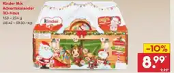 Netto Marken-Discount Ferrero Kinder Mix Adventskalender 3D-Haus Angebot