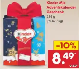 Netto Marken-Discount Ferrero Kinder Mix Adventskalender Geschenk Angebot