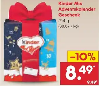 Netto Marken-Discount Ferrero Kinder Mix Adventskalender Geschenk Angebot