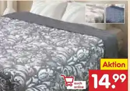 Netto Marken-Discount Dekor Tagesdecke XXL Angebot