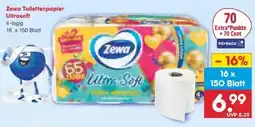 Netto Marken-Discount Zewa Toilettenpapier Ultra Soft Angebot