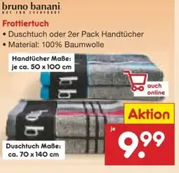 Netto Marken-Discount Bruno Banani Frottiertücher Angebot