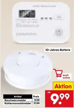 Netto Marken-Discount Grundig Rauchwarnmelder Angebot