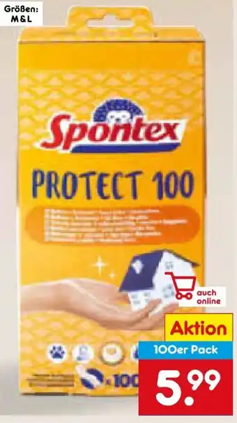 Netto Marken-Discount Spontex Einmalhandschuhe Protect Angebot