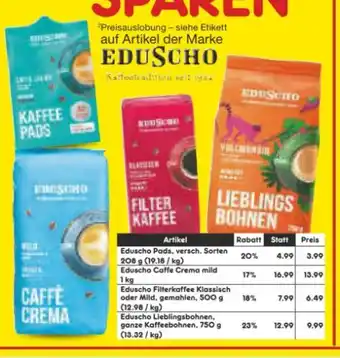 Netto Marken-Discount Eduscho Caffe Crema Mild Angebot
