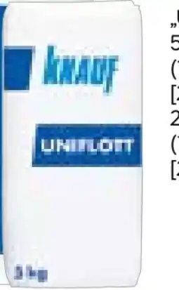 BayWa Knauf Spachtelmasse Uniflott Angebot