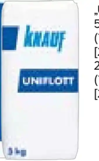 BayWa Knauf Spachtelmasse Uniflott Angebot