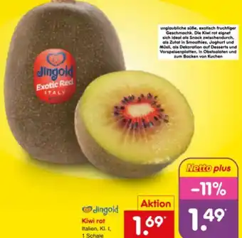 Netto Marken-Discount Jingold Kiwis Rotfleischig Angebot