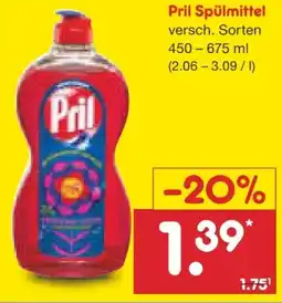 Netto Marken-Discount Pril Spülmittel Angebot