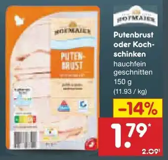 Netto Marken-Discount Hofmaier Putenbrust Angebot