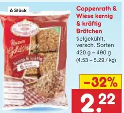 Netto Marken-Discount Coppenrath & Wiese Unsere Goldstücke Kernig Kräftig Angebot