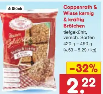 Netto Marken-Discount Coppenrath & Wiese Unsere Goldstücke Kernig Kräftig Angebot