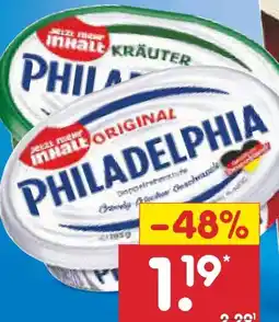 Netto Marken-Discount Philadelphia Frischkäsezubereitung Original Angebot