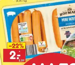 Netto Marken-Discount Hofmaier Mini-Wiener Angebot