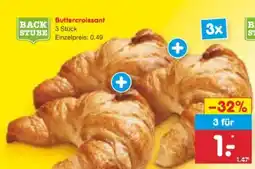 Netto Marken-Discount Netto Backstube Buttercroissant Angebot