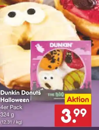 Netto Marken-Discount Dunkin' Donuts Halloween Angebot