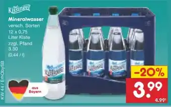 Netto Marken-Discount Bad Kissinger Mineralwasser Angebot