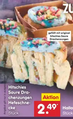 Netto Marken-Discount Hitschler Saure Drachenzungen Hefeschnecke Angebot