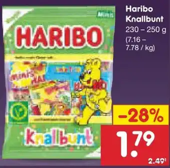 Netto Marken-Discount Haribo Knallbunt Minis Angebot