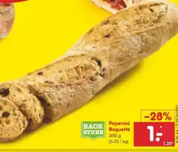 Netto Marken-Discount Netto Backstube Peperoni Baguette Angebot