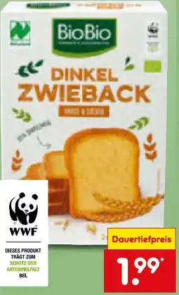 Netto Marken-Discount BioBio Bio-Dinkelzwieback Angebot