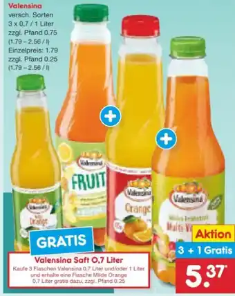 Netto Marken-Discount Valensina Saft Angebot