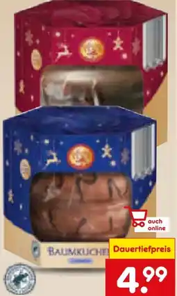 Netto Marken-Discount Santa Claus in Town Baumkuchen Angebot