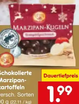 Netto Marken-Discount Santa Claus in Town Marzipankartoffeln Angebot