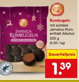 Netto Marken-Discount Santa Claus in Town Jamaica Rumkugeln Angebot