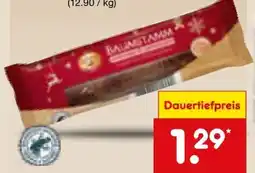 Netto Marken-Discount Santa Claus in Town Baumstamm Angebot