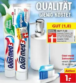 Netto Marken-Discount Odol-Med 3 Zahncreme Angebot