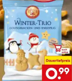 Netto Marken-Discount Santa Claus in Town Winter Trio Cracker Angebot