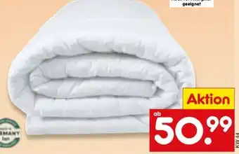 Netto Marken-Discount f.a.n. Schlaf-Gut Utah VJZ-Steppbett Angebot