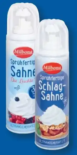 Lidl Milbona Sprühfertige Sahne Angebot