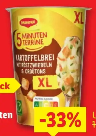 Lidl Maggi 5 Minuten Terrine Kartoffelbrei mit Röstzwiebeln & Croutons Angebot