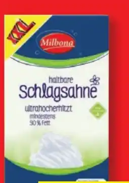 Lidl Milbona Haltbare Schlagsahne XXL Angebot