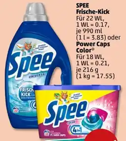 PENNY Spee Power Caps Colorwaschmittel Angebot