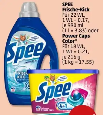 PENNY Spee Power Caps Colorwaschmittel Angebot