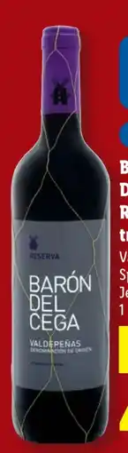 Lidl Baron del Cega Valdepeñas Reserva DO Angebot