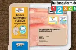 nahkauf Rewe Regional Schweine-Schnitzel-Oberschal Angebot