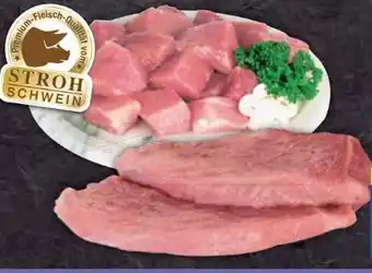 E-Center Strohschwein Schnitzel Angebot