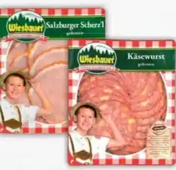 E-Center Wiesbauer Käsewurst Angebot